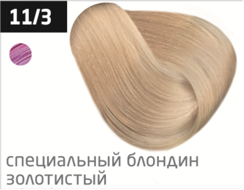 OLLIN color 11/3 специальный блондин золотистый 100мл перманентная крем-краска для волос