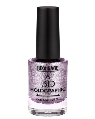 Holographic Лак для ногтей тон 708 лиловый турмалин11г Lux Visage
