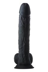 Черный фаллоимитатор-гигант XXL Dildo - 38 см. - 