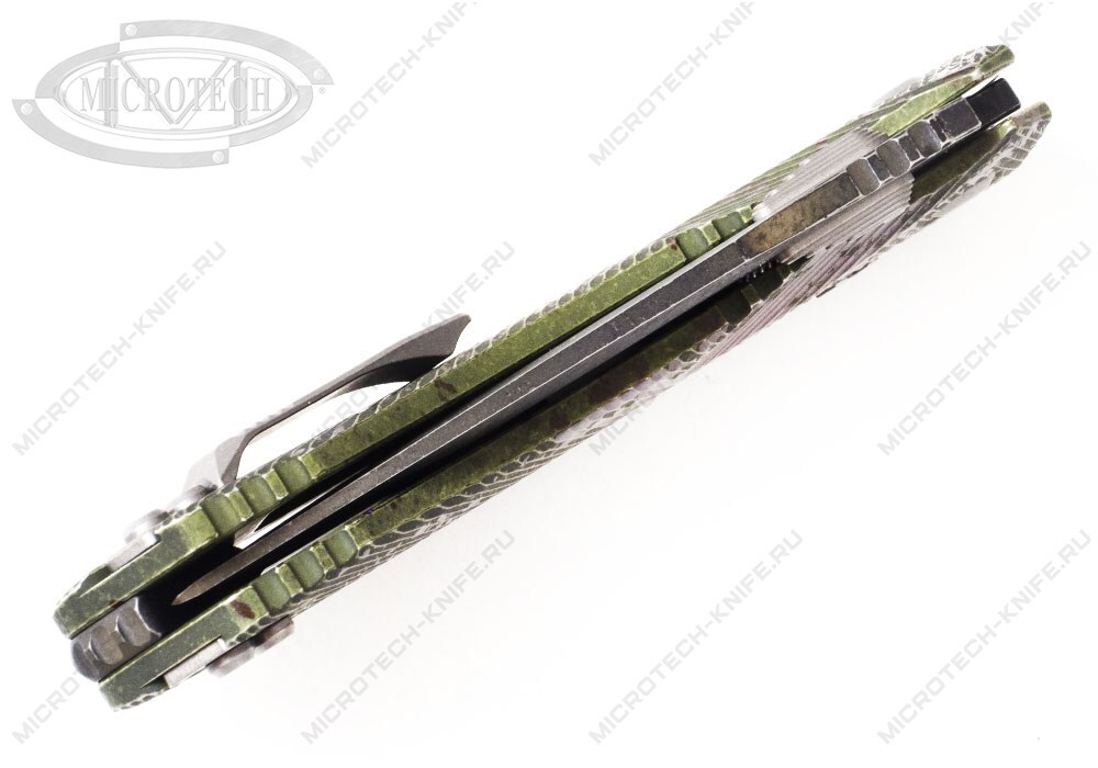 Нож Microtech 137RL-1FLOBS Amphibian Outbreak Signature - фотография 