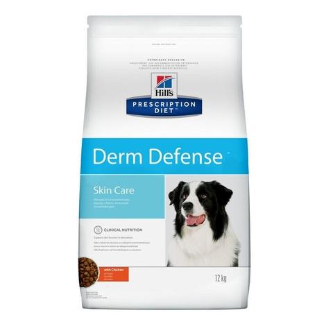 Hill's 10560 Prescription Diet Derm Defense Skin Care сухой диетический корм для собак для поддержания здоровья кожи и при аллергии с курицей