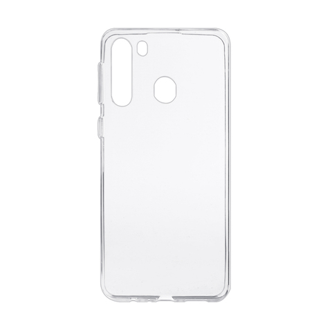 Силиконовый чехол TPU Clear case (толщина 1.0 мм) для Samsung Galaxy A21 (Прозрачный)