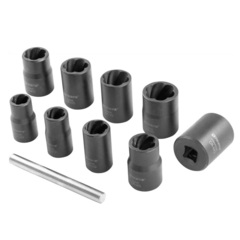 Thorvik BESS3810 Набор головок торцевых спиральных для поврежденного крепежа 3/8