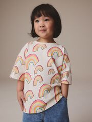 Футболка для девочки Next E51-321, Кремовый