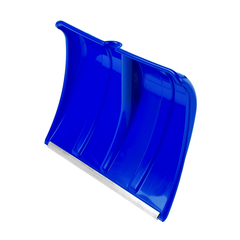 СИБИН ЛП-500, ширина 500 мм, пластиковая, с алюминиевой планкой, без черенка, снеговая лопата (421835)