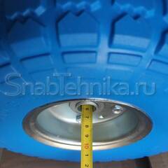 Колесо литое,  вспененный полиуретан 250 мм, со стальным  диском  PV1800, несимметричное