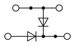 PTTB 2,5-2DIO/O-UR/UL-UR-Клеммный блок