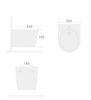 Boheme 973-MW-BIDET Биде подвесной, Avva new Белый матовый