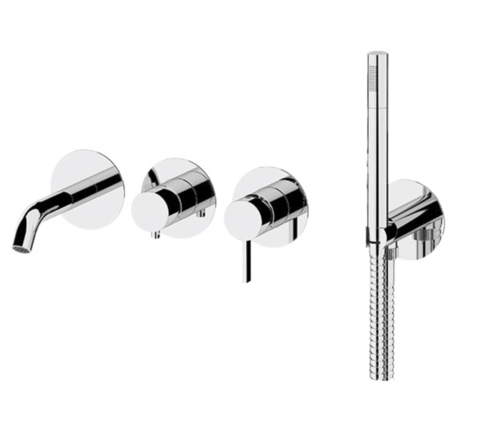 Remer MC53D2PWB Смеситель для ванны Remer Metrica MC53D2PWB