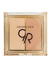 Golden Rose Хайлайтер для макияжа лица тон 102, SO GLOW! HIGHLIGHTER DUO