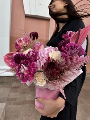 Композиция "Малиновая экзотика"