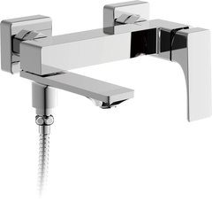 Смеситель для ванны BELZ B60709 короткий излив, латунь, хром