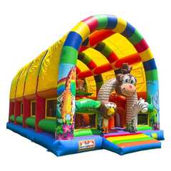 Коммерческий надувной батут «Страна Сафария 3» 10*6*6 м