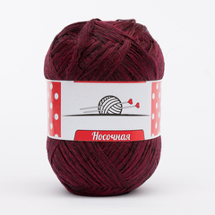 Носочная добавка Мастерица, п/п 100 %, 50 гр, 200 м, вишневый