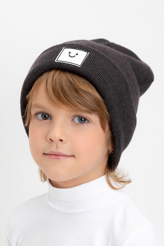 шапка  для мальчика  КВ 20397/ш/графит