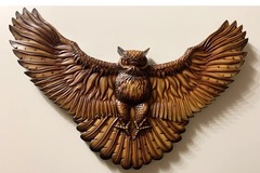 Силиконовый молд № 369 Сова в полете