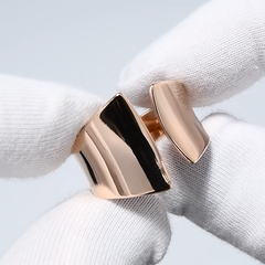 93010852 - Разъемное широкое кольцо из золочёного серебра