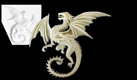 Силиконовый молд Дракон № 2 ( Игра престолов)