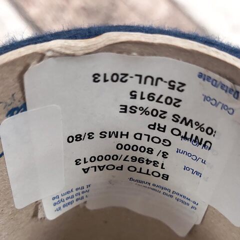 Кашемир с шелком (20%) BOTTO POALA GOLD 3/80 темно-синий