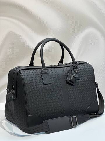 Дорожная сумка Bottega Veneta Intrecciato черный