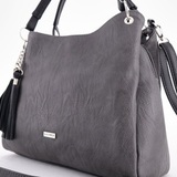 Сумка Саломея 264 македония серый+черный