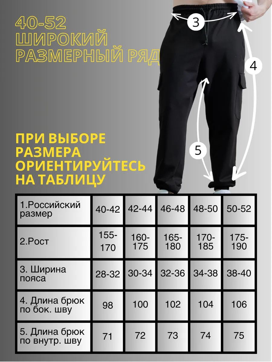 Брюки джоггеры трикотажные карго для подростка