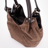 Сумка Саломея 101 эко-замша шоколад