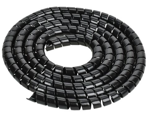 Спираль монтажная СП-16 черная (2м/упак) IEK