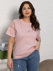 Блуза Флоя (пыльная роза) Б15540-4М LT Collection