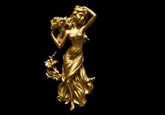 Силиконовый молд Богиня весны, цветов и юности