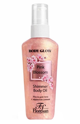 Floresan BODY GLOW Масло-шиммер для тела PINK BLOSSOM  80мл (Ф-820)