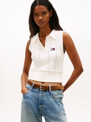 Жилет женский TOMMY JEANS TJW GMD CABLE POLO S