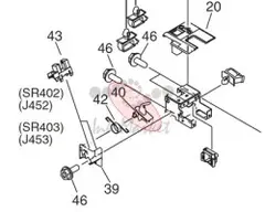 Canon fc6-4561-010000 - LEVER, SENSOR - РЫЧАГ