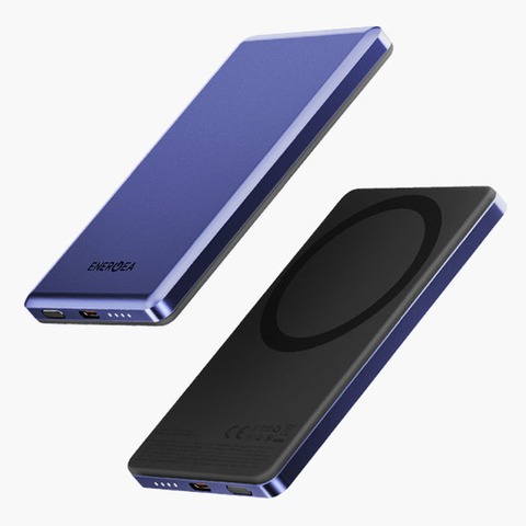 Ультратонкий внешний аккумулятор Energea Alupac Mini 5K, 5000MAH MAGSAFE, Синий | Indigo Blue