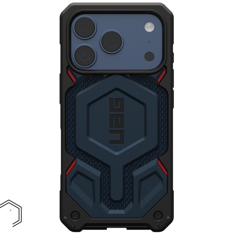 Чехол Uag Monarch Pro Case для iPhone 17 Pro, Синий | Kevlar Mallard