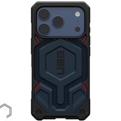Чехол Uag Monarch Pro Case для iPhone 17 Pro, Синий | Kevlar Mallard