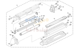 Зарядный вал Ricoh AD027018 для Ricoh Aficio 1015/1018, 1113, 2015, 2018, 2020, 3025/3030, MP 1500/1600, 2000/2001, 2352/2501, 2510/2550, 2553/2851, 2852/3010, 3053/3350, 3351/3352, 3353 (AD027018, AD027014, G0523510) — фото 6