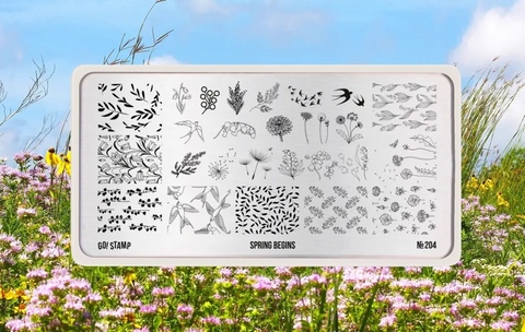 Пластина для стемпинга Go! Stamp 204