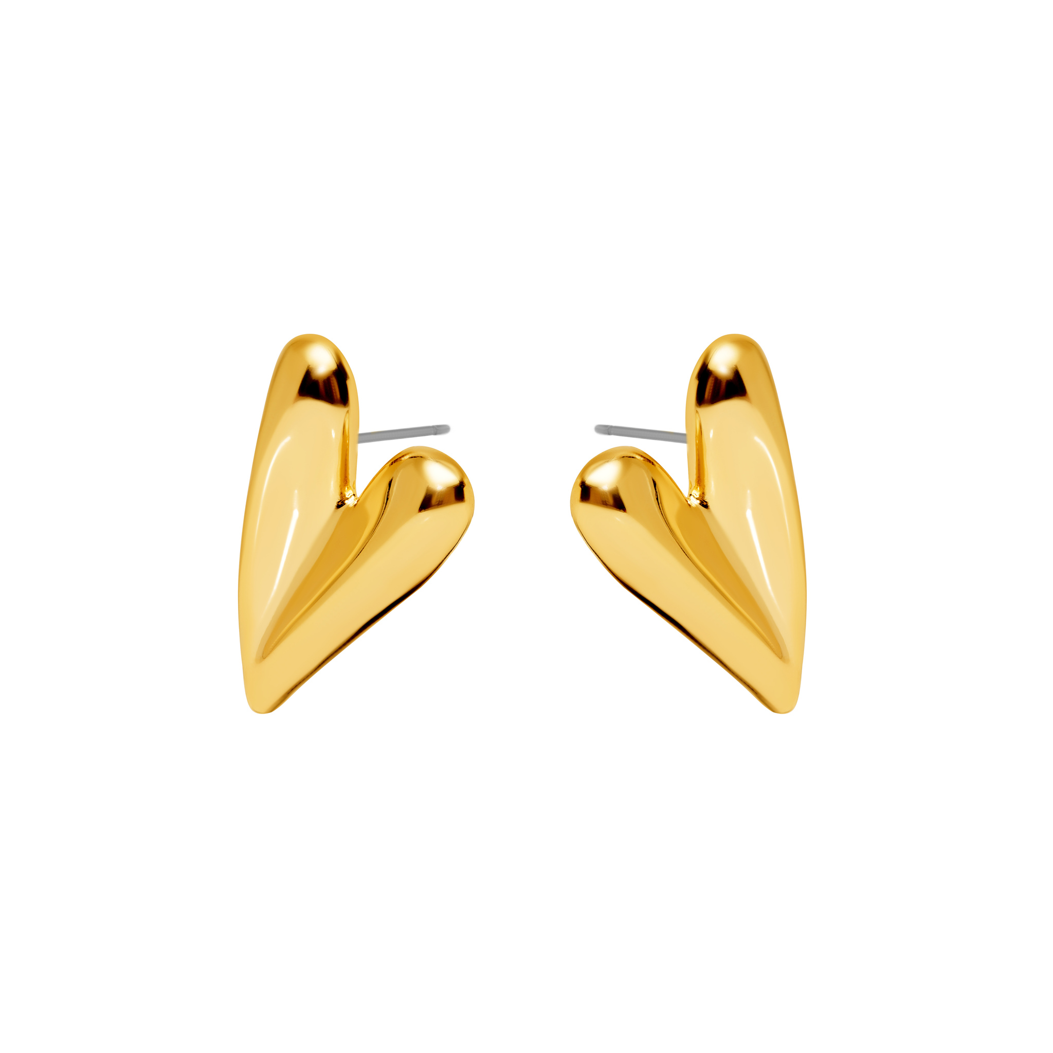 

Серьги Subtle Heart Earrings – Gold