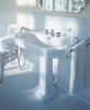4387000301 Duravit 1930 Duravit 1930 Раковина с перел., и 3 отв. под смес., 70х50х Н: 20.5см, Цвет: Белый с покрытием WonderGliss
