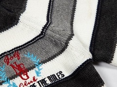 Sweet Berry Серый жакет в полоску для мальчика (146317)