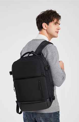 Картинка рюкзак городской Ozuko 9405l Grey - 3