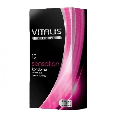 VITALIS №12 Sensation Презервативы с кольцами и точками