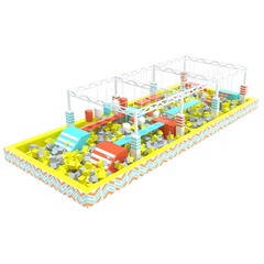 Ниндзя-парк "Веселые старты" 60 м.кв. (4,7x10,6x3 м)