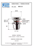 REMER 905CC2114DO Донный клапан click-clack с переливом короткий 1 1/4"