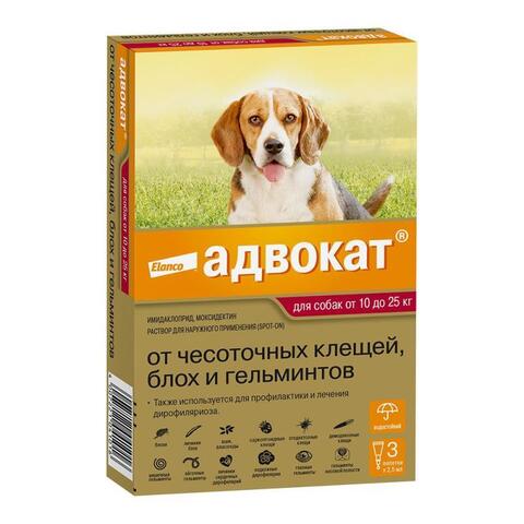 Адвокат для собак 10-25 кг