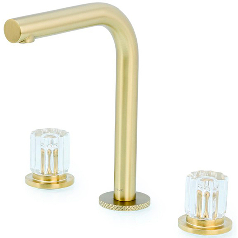 Boheme 152-MG-EL Смеситель на столешницу ELEGANTE на 3 отв. MATT GOLD