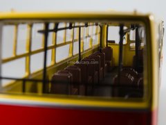 Ikarus 260 yellow-red Soviet Bus (SOVA) 1:43