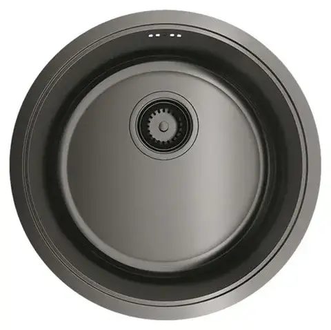 Omoikiri 4993188 Мойка Toya 42-U/IF-GM нерж.сталь/вороненая сталь