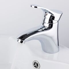 Смеситель для раковины, Frap, корот изл, с картриджем, хром, F1001